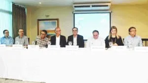 Coletiva de imprensa realizada pela Engaja comunicação para o Sinconpe-CE na Fiec do Ceará